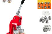 25mm Button Maker 1 Button and Badge Maker Machine Button Maker Press Punch Press Machine with 500 Buttons(500pcs)