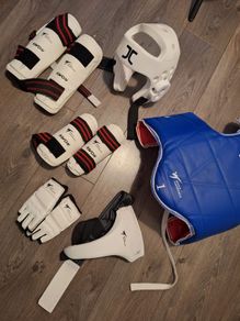 World taekwondo suits and sparring gear