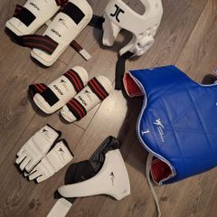 World taekwondo suits and sparring gear