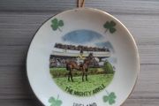 Small Souvenir Collectable China Dish with a portrait and inscription of THE MIGHTY ARKLE - IRELAND