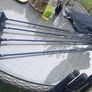 Spalding golf bag, hood, 10 clubs, good condition, ladies, children's Image 6