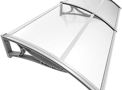 Front Door Canopy Outdoor Awning, Rain Shelter for Back Door, Porch, Patio, Window, 200 x 80 cm