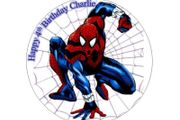 Spiderman personalised edible cake topper 7'