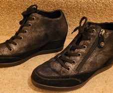 Italian wedge ankle boots