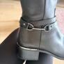 Tamaris Leather Knee High Boots EU41 black Block Heel Image 4