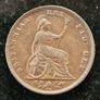 1828 Farthing George IV Coin Image 4