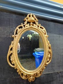 Vintage Gold Framed Mirror