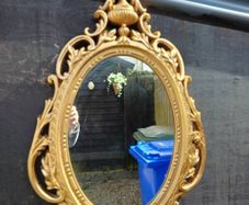 Vintage Gold Framed Mirror