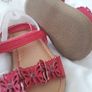 Baby pink sandals size 4 BNWT Image 3