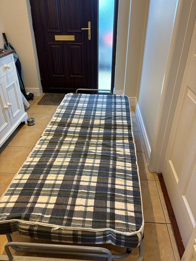 Folding Single Bed frame with mattress