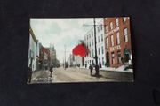 Ireland Postcard : King Street. ( MacCurtain Street ) , Cork , Showing The Windsor and Grosvenor Hotels and A Tram