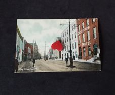 Ireland Postcard : King Street. ( MacCurtain Street ) , Cork , Showing The Windsor and Grosvenor Hotels and A Tram