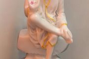 Vintage Shirdi Sai Baba Statue Indian Marble Dust Figurine