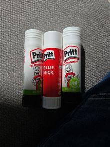 3 x new pritt sticks