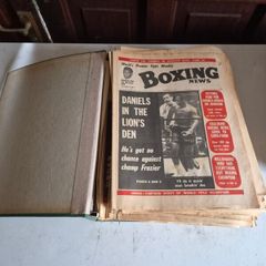 Boxing News Bound Volumes 1968 to 1972