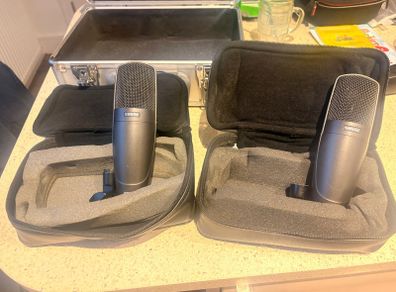 Shure KSM32 Pair With Hard Case