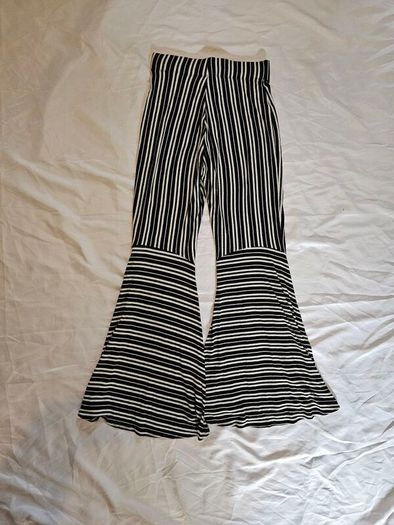 Beaufille Striped Bell Bottom Trousers