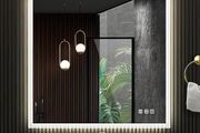 LED Bathroom Mirror illuminated anti fog  including built in  Bluetooth Speaker,