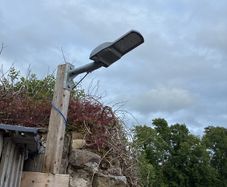 Superior yard and avenue lights with photocell attached.