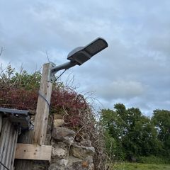 Superior yard and avenue lights with photocell attached.