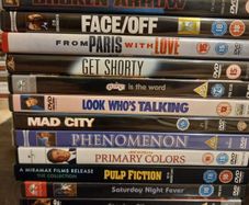 John Travolta Dvd Collection Bundle Face Off Grease Look Who's Talking Pulp Fiction Saturday Night Fever Etc