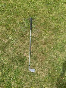 Left handed spalding true black 9iron