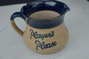 Players Please jug langleys 1930s,40s roughly,lovely display advertising item,collectors item,,their is few chips and hair line cracks, see pictures for condition,,fair condition,,price includes post to anywhere in Ireland, by tracking number, sold as is