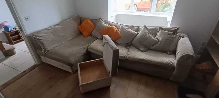 L shaped couch