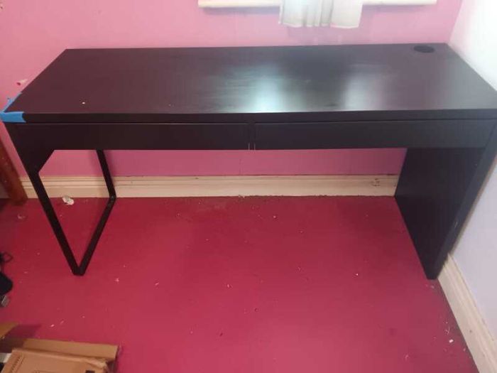 Black desk