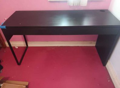 Black desk
