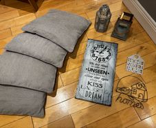 Selection of grey home decor