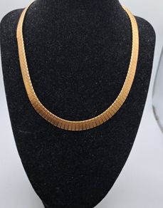 Vintage gold plated necklace