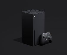 Xbox Series X with 2 Controllers
