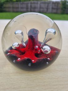 Caithness Glass Moonflower Paperweight