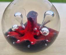 Caithness Glass Moonflower Paperweight
