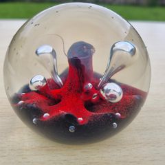 Caithness Glass Moonflower Paperweight