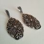Marcasite Style Filigree Necklace and Earring Set Image 7