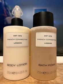 French connection bath foam and Body lotion