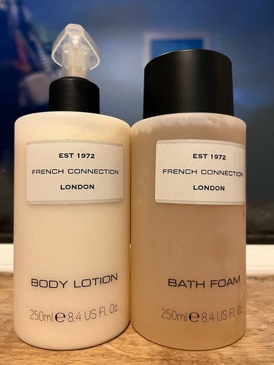 French connection bath foam and Body lotion