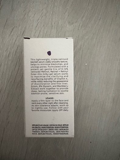 Glow recipe blackberry retinol blemish serum 30ml