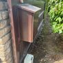 Solid Wooden Driveway Gate with letterbox 3.5m x 1.2m Image 3
