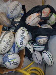 rugby balls