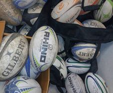rugby balls