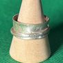 Sterling silver handmade Celtic triskele spinner fidget anxiety ring. Size Q Image 4