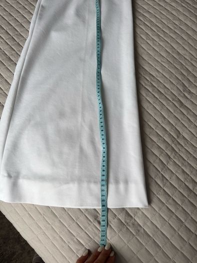 Michael Kors White Wide Leg Trousers UK 8