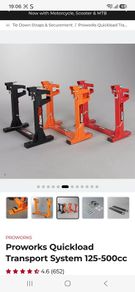 Motocross bike stand