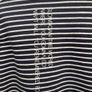 long sleeve men nautical stripe black with white medium New in Town brand European Image 6