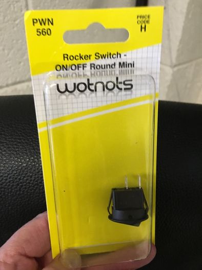 Circular Rocker Switch