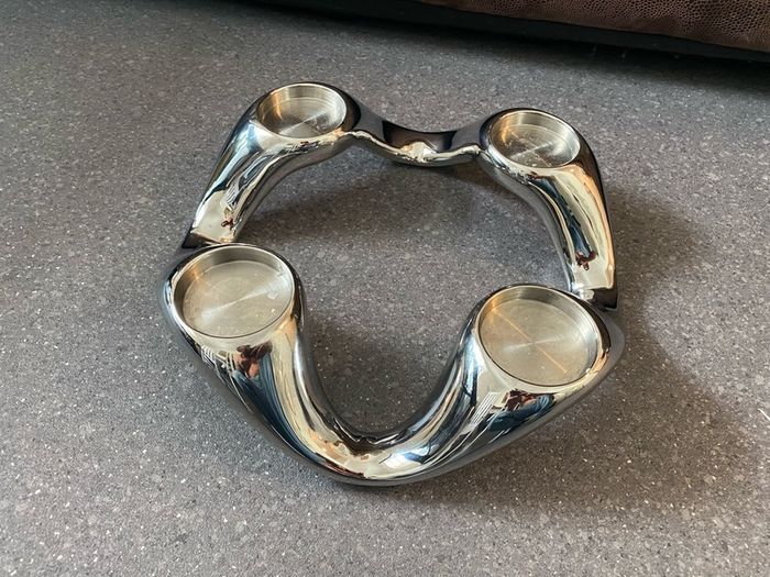 Georg Jensen Cobra Round Candlestick
