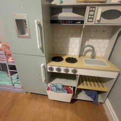 Kids kitchen and bunk beds